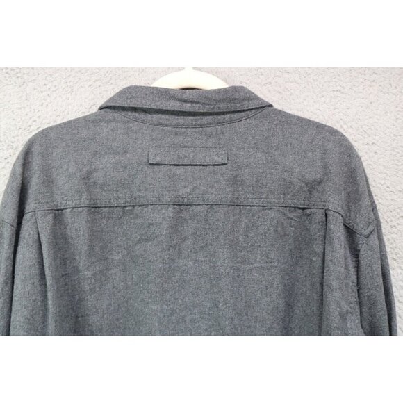 Duluth Trading Co. Long Sleeve Button Up Grey Shirt-Size 2XL-Relaxed Fit - Picture 10 of 10